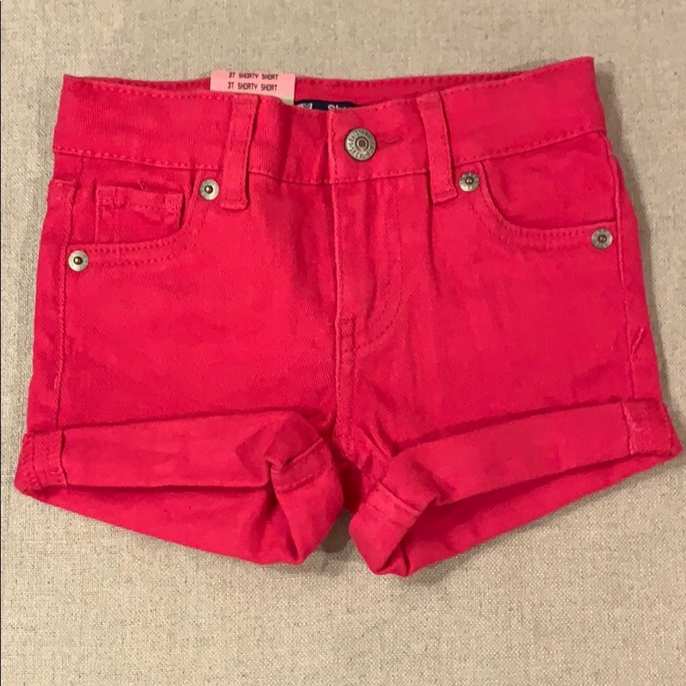 Levi’s Hot Pink Denim Shorty Short